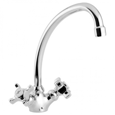 105 ROMANTIK   Смеситель для мойки, излив 200 мм. с классической кран-буксой MOFEM