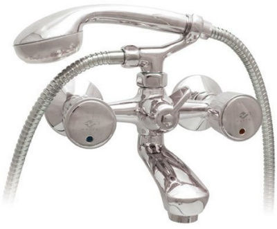 202 TRIGO  CER  Смеситель для ванны, излив 110мм с держат. с  керамической кран-буксой MOFEM 