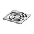Декоративная решетка TECEdrainpoint S, нержавеющая сталь, 150 мм 3665003