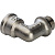 STOUT Угол с упором НВ никелированный 3/8 SFT-0016-000038