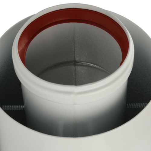 Угол коаксиальный для дымохода 90°Ø 60/100 (совместим с Baxi, Viessmann) STOUT