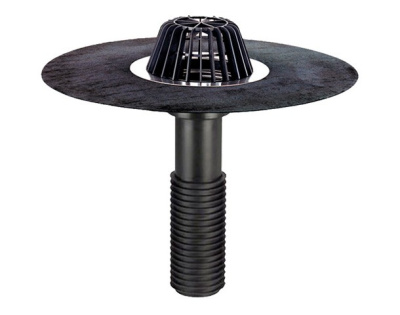 Воронка кровельная Hutterer&Lechner HL69H/1 DN 110 с полимернобитумным полотном универсальная