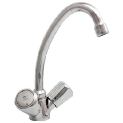 105 TRIGO Смеситель для мойки, излив 200 мм. с классической кран-буксой MOFEM