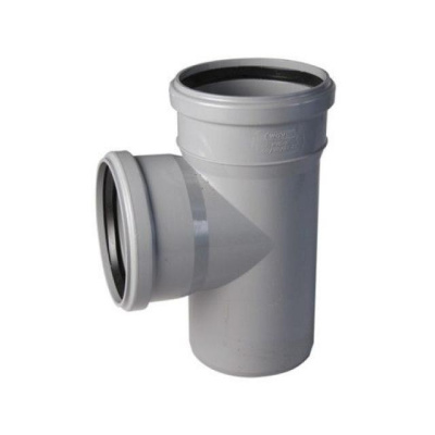 Тройник DN 75x50x75/90мм  HTEA Ostendorf (Цвет Серый)            