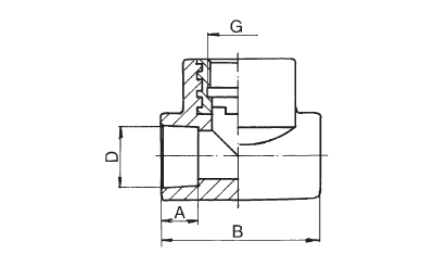 Тройник полипропиленовый 20 х1/2" внутренняя резьба               FV-Plast Чехия (серый)      222020