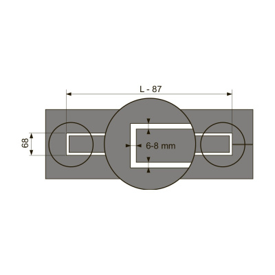 TECEdrainline 800 мм – Канал для укладки натурального камня 650800