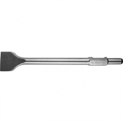 Лопаточное зубило ЗУБР ЭКСПЕРТ 75/450 мм, HEX 30 , шестигранник 30 мм ( для отбойных молотков)