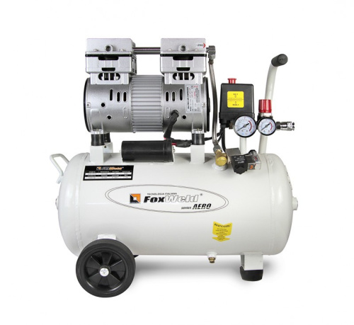 Компрессор AERO 130/24 oil-free ,безмаслянный  0.75 кВт / 220V 130л/мин,8 bar, FOXWELD