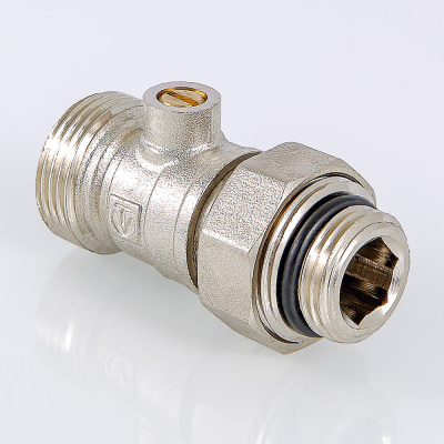 Клапан для нижнего подключения3/4"радиатора(в комплекте с адаптером 1/2евроконус)  мультифлексVALTEC