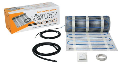 Электрический теплый пол Elektra Ekomat двужильный 160 Вт 1 м ^ 2  ( общая мощность 160 Вт) 