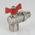 Кран шаровый BASE угловой с полусгоном 1/2" вн.-нар.  VALTEC VT.228.N.04