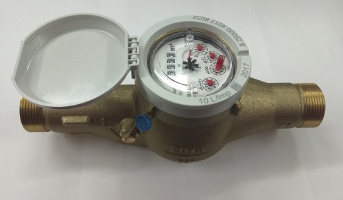 Счётчик ХВС ZENNER MTK-N,Dn15,монт.длина 170 мм,крыльчатый,многоструйный,резьбовой