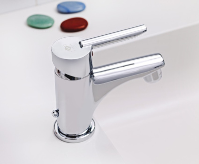 100 MAMBO  Смеситель для умывальника c литым изливом 101 мм MOFEM    