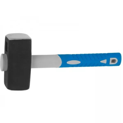 Кувалда ЗУБР "ЭКСПЕРТ" кованая с двухкомпонентной фиберглассовой рукояткой, 2.0 кг