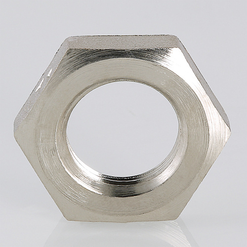 Контргайка ГОСТ 1/2" никелированная латунь                                     VTr.656.N.0004 VALTEC