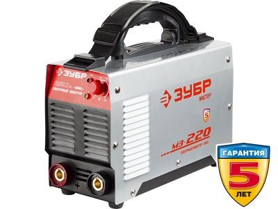 Сварочный инвертор М3 "Мастер" ЗУБР 220 А max,1*220 B (мин.180 В) IGBT,ПВ-30%,Горячий старт.