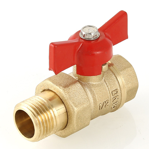 Кран шар. СТАНДАРТ с полусгоном 1/2", вн.-нар. (PN40) VALTEC VT.127.GN.04