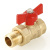 Кран шар. СТАНДАРТ с полусгоном 1/2", вн.-нар. (PN40) VALTEC VT.127.GN.04
