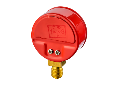 Манометр  ТМ-210Р.00 0,6 MPa 50 мм , М12 х 1,5 (аксиальный), кл.2,5 , корпус - сталь, мех.-латунь 