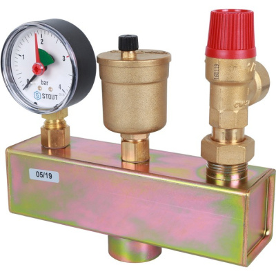 Группа безопасности котла 1" 3 бара  SVS-0004-055032 STOUT