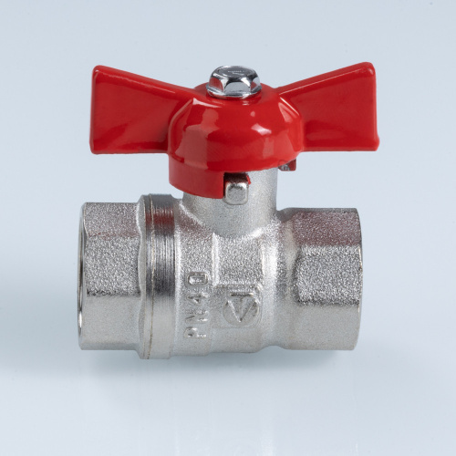Кран шаровый ГОСТ Р 59553-2021, Бабочка рукоятка 3/4" вн.-вн. VALTEC  VT.122.N.05