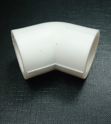 Угол  полипропиленовый PPRC D20*45 белый РОССИЯ (упаковка 320 шт)  20401 КРОСС