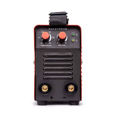 Сварочный инвертор KVAZARRUS 250 , ММА , ток DC , 20-250-А , ПВ40% , электрод 1.6 - 5.0 мм								