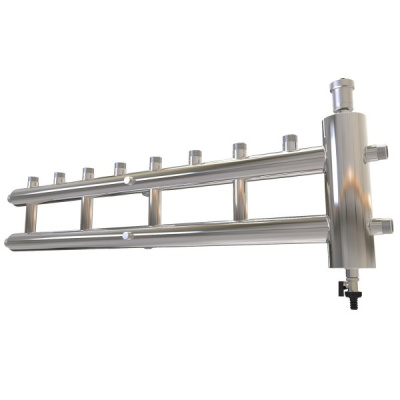 Коллектор с гидрострелкой 60 кВт 5 контуров 1х1 GSK 25-4.1 AISI 304 ПроксиТерм