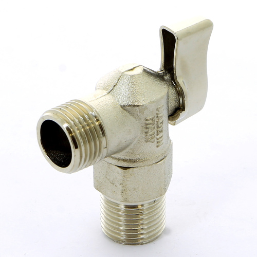 391 Кран шаровый НН  1/2"x1/2" угловой для подкючения приборов бабочка ITAP   