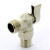 391 Кран шаровый НН  1/2"x1/2" угловой для подкючения приборов бабочка ITAP   