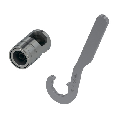 Комплект инструментов TECEfloor 16, тип TECElogo-Push, ручной калибратор и гаечный ключ, размер 16 