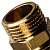 Фитинг  STOUT Ниппель 1,1/2  SFT-0003-112112 наружная резьба латунь 