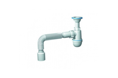 Сифон для мойки и раковины ANI 1.1/2"*40 с гофрой 40*50 С0510