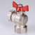 Кран шар. BASE угловой с накидной гайкой 1/2" вн.-вн. (короткий)  VALTEC  VT.266.NS.0404
