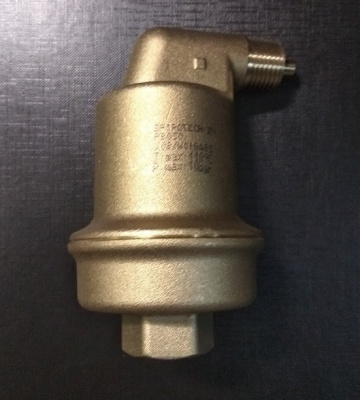 Автоматический воздухоотводчик Spirotop 1/2" резьба внутренняя, корпус латунь (10 бар/110*С)