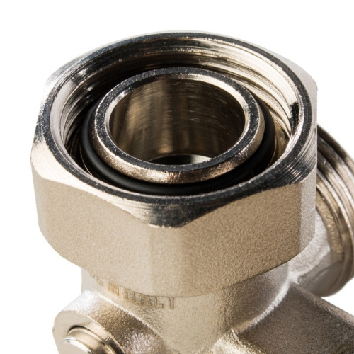 Узел для подключения радиатора 3/4 угловой для двухтрубной системы 120°С  SVH-0004-000020 STOUT