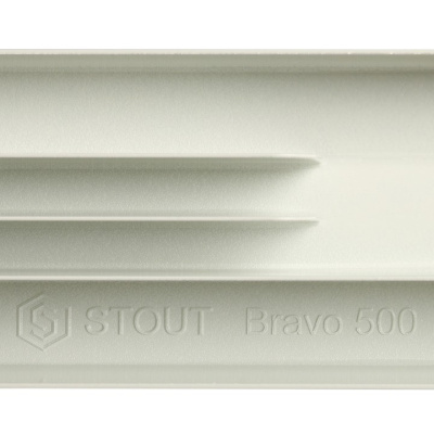 Алюминиевый секционный радиатор  STOUT Bravo 10 секции 500/80 SRA-0110-050010