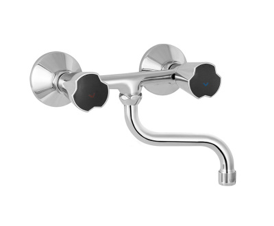 306 NOVA CER  Смеситель для мойки, настенный, излив 125 мм. с керамической кран-буксой MOFEM