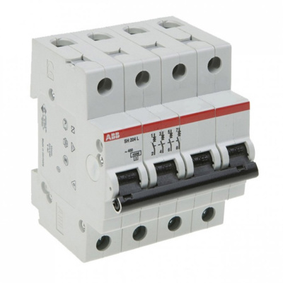 Автомат  АВВ SH204L, 4-полюсный, 16А, 4,5 Ка, тип расцепления С.