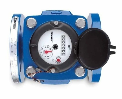 Счётчик сточных вод ZENNER WI-I(импульсный), Dn150,фланцевый,монт.длинна 300 мм,расход 250 м3/ч