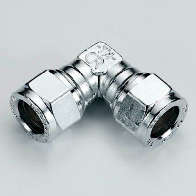 Угол Хромированный 15  х 15    TIEMME обжим