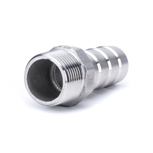 Штуцер елочка нержавеющий, AISI304 Наружная резьба (3/4" x 25mm), (CF8), PN16