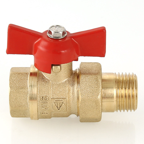 Кран шар. СТАНДАРТ с полусгоном 1/2", вн.-нар. (PN40) VALTEC VT.127.GN.04