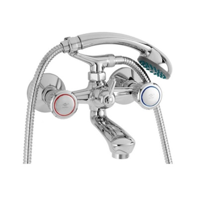 202 FAVORIT CER  Смеситель для ванны, излив 110мм с держат. с  керамической кран-буксой MOFEM 