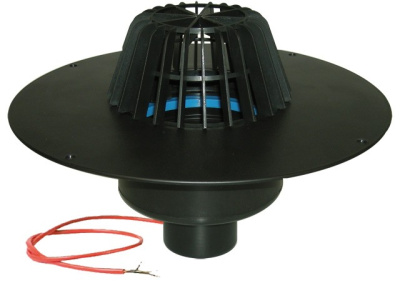 Кровельная Воронка HL62.1F/1 DN 110   вертикальная с листвоуловителем; для FPO- мембран.