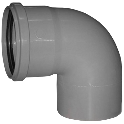 Отвод DN 75x90мм  HTB Ostendof (Цвет Серый)   