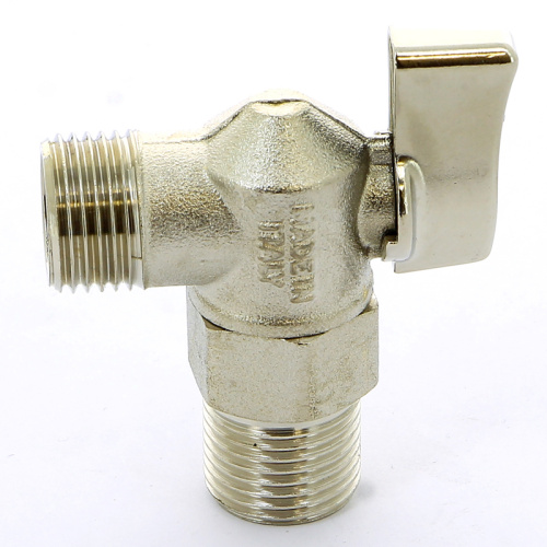 391 Кран шаровый НН  1/2"x1/2" угловой для подкючения приборов бабочка ITAP   