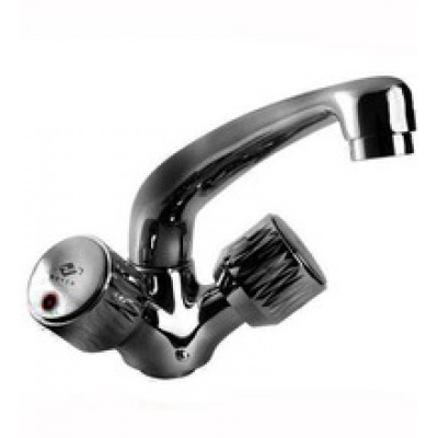 112 DIAMANT ECO Смеситель для мойки, излив 210 мм. с классической кран-буксой MOFEM