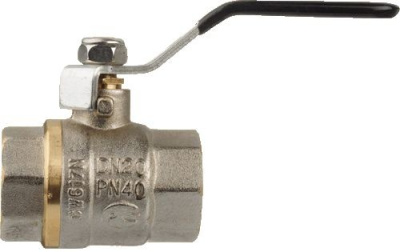 Кран шаровый для отопления TERMA-R-CB, 1,1/2" Внутренняя-Внутренняя резьба, рукоятка Рычаг