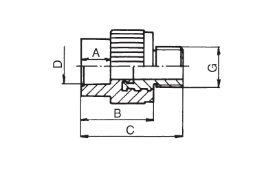 Соединение 63 х 2" наружняя резьба                   полипропилен FV-Plast Чехия (серый)      215063